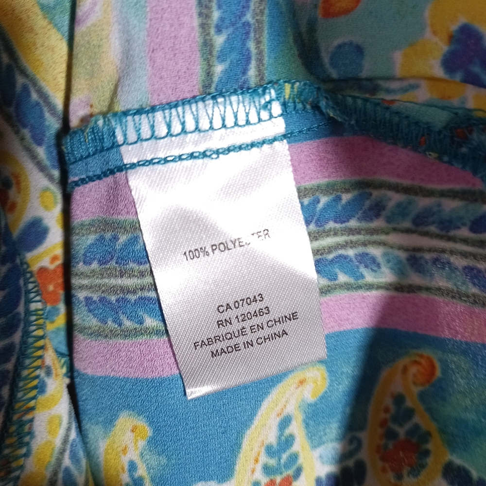 Cynthia Rowley Multicolor Mixed Pattern Plus Size… - image 5